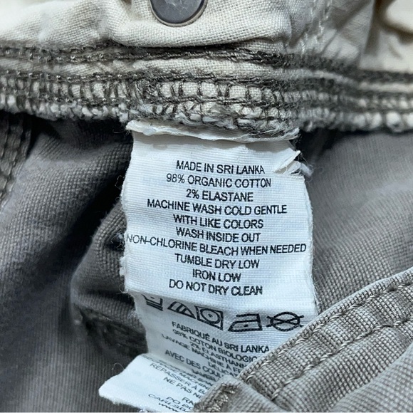 prAna Breathe Pants Mens Size 30x32 Gray Lightweight Canvas Hiking Outdoor - Picture 9 of 13